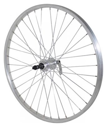 ROUE VTT 24  ARRIERE ALU MOY ALU BLOCAGE ROUE LIBRE 7-6V.