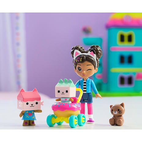 Gabby’s dollhouse katte-pleje figursæt
