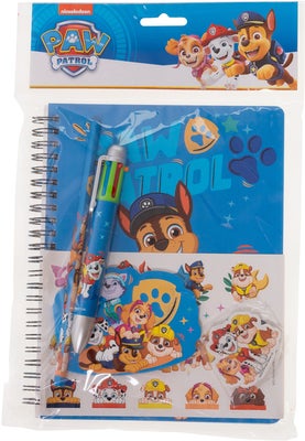 Paw Patrol Skrivesett med Klistremerker