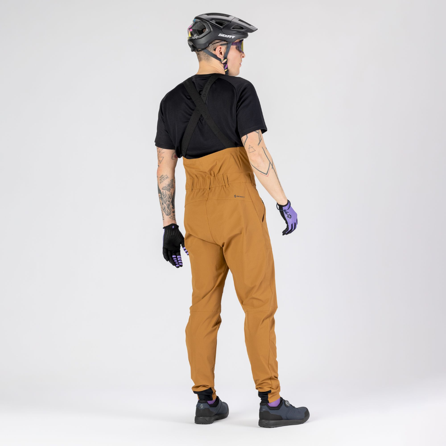 SCOTT Trail Tuned bibbukser uden pude Bread Brown herre
