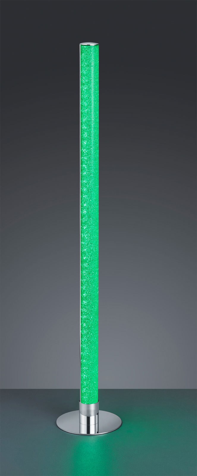 RL LED Stehlampe LEIA mit Fernbedienung 104 cm Metall/Acryl chromfarbig/transparent