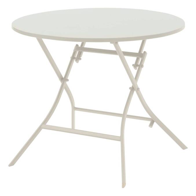 Table de jardin pliante ronde GREENSBORO Argile