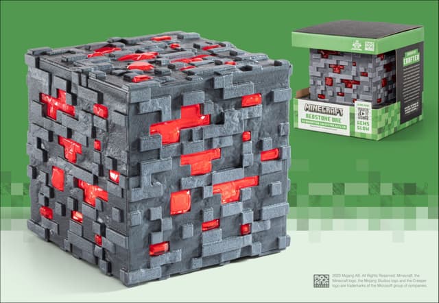 Minecraft Redstone Ore dekorationslys