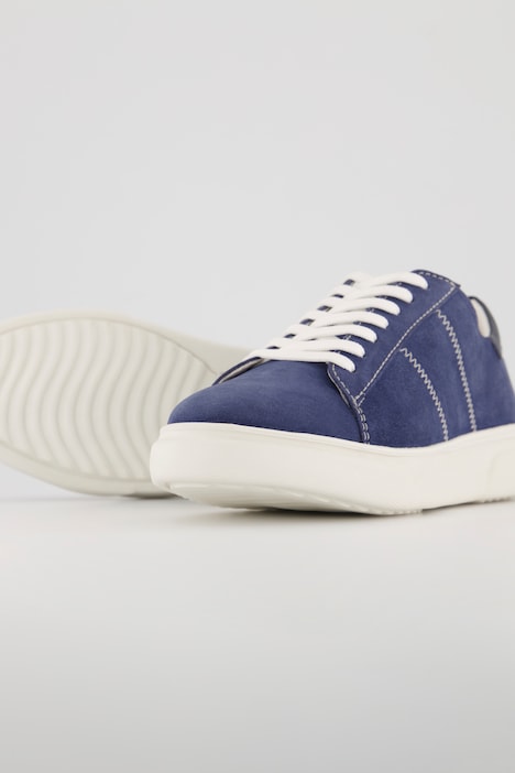 Sneaker, Veloursleder, Weite H