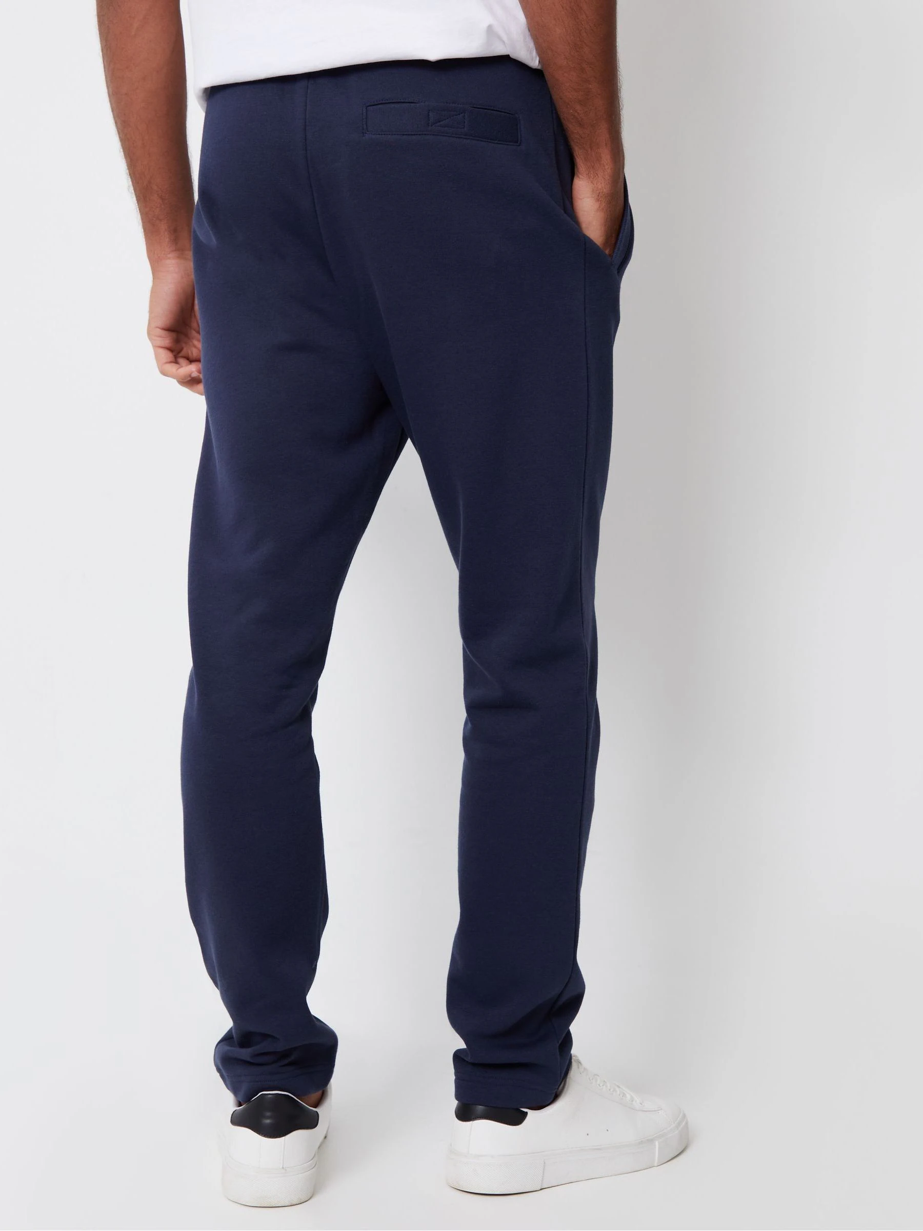 Donkerblauw - Threadbare joggingbroek met rechte pijpen