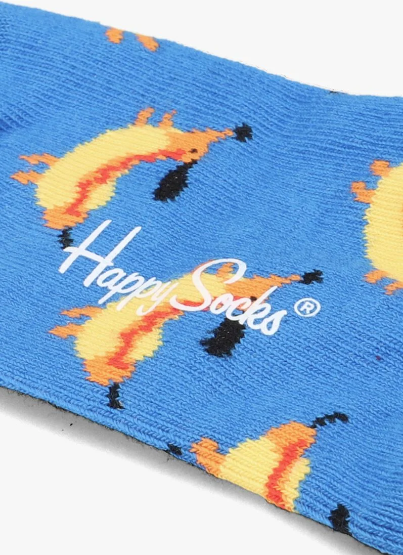 HAPPY SOCKS blauwe happy socks sokken kids hot dog dog