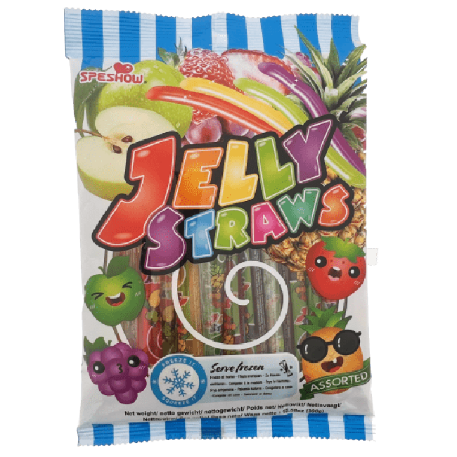 Speshow Jelly Straws met Fruitsmaak 300g