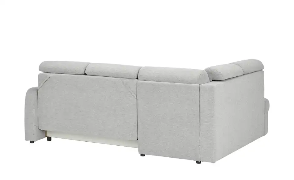Ecksofa Silbergrau links