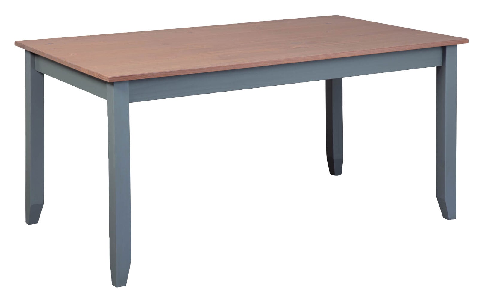 EsstischNiclas1.1 Massivholz grau/braun 160x90x75 cm