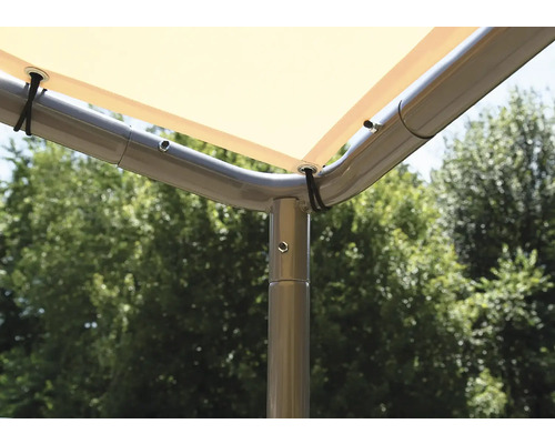 Gazebo ShelterLogic Steel Canopy Pacifica 1010 317 x 317 cm beige