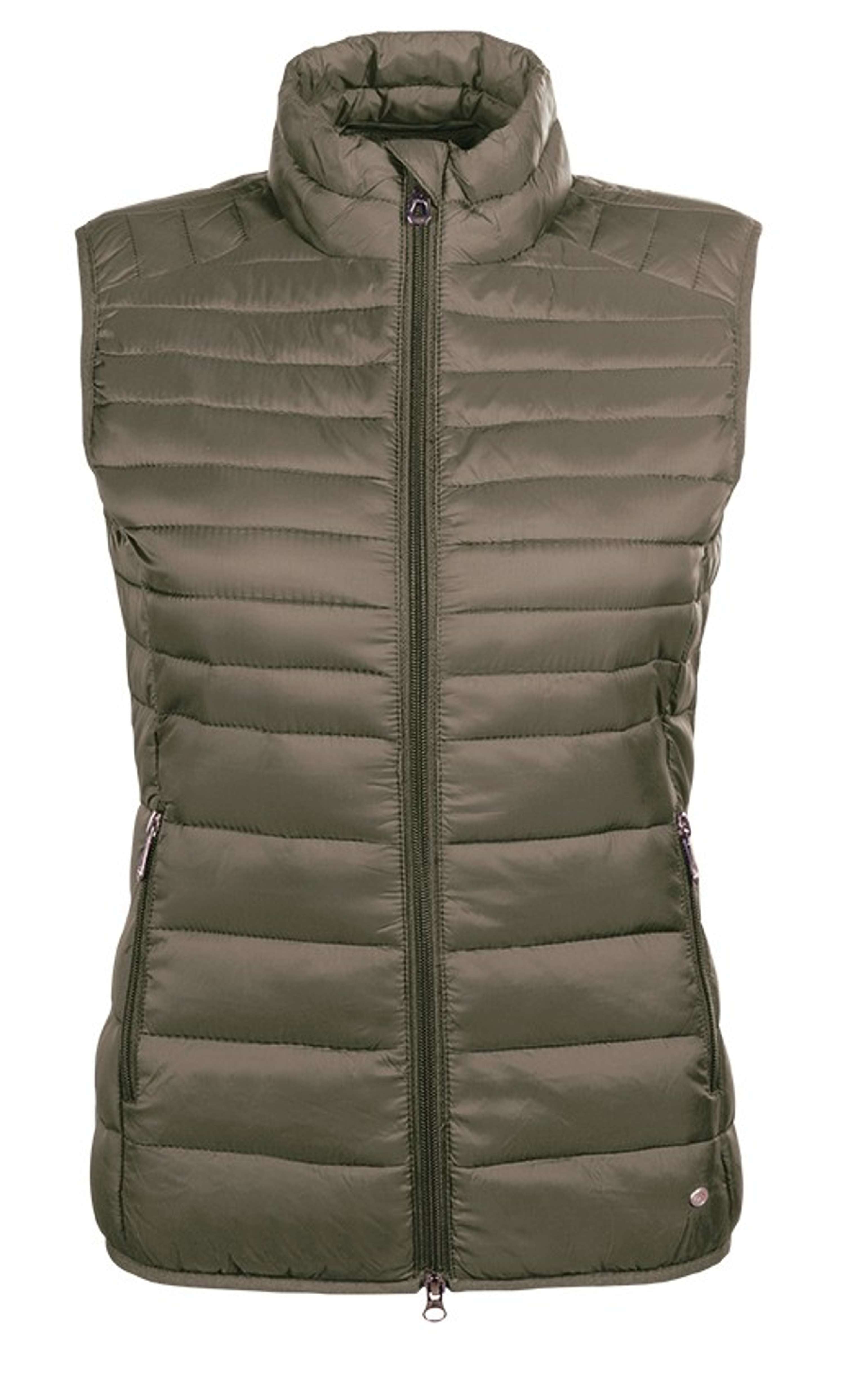 HKM Bodywarmer Lena Gewatteerd Olijfgroen