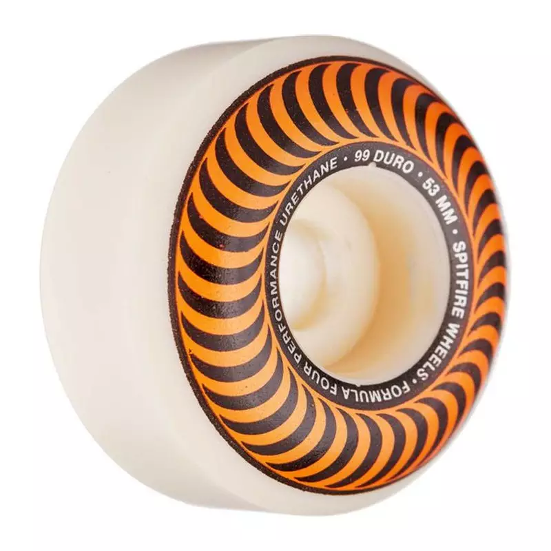 Roues skate SPITFIRE (x4) F4 Classics Blanc 99D 53mm