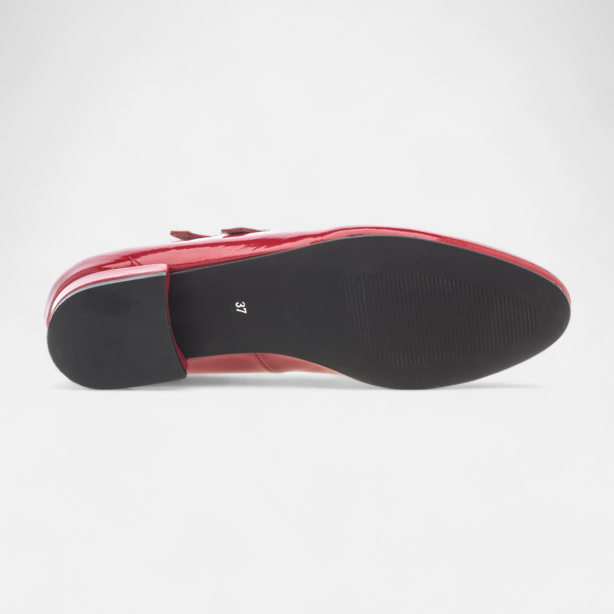 Babies Femme en cuir rouge