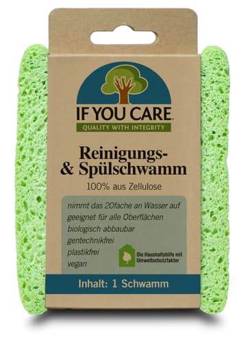 If you care Reinigungs und Spül & Schwamm