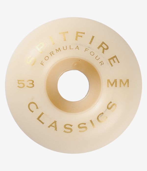 Spitfire Formula Four Classic Rollen (white orange) 53 mm 101A 4er Pack