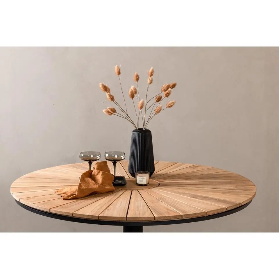 Svea - Ilias ronde tuintafel - ø120 cm - naturel