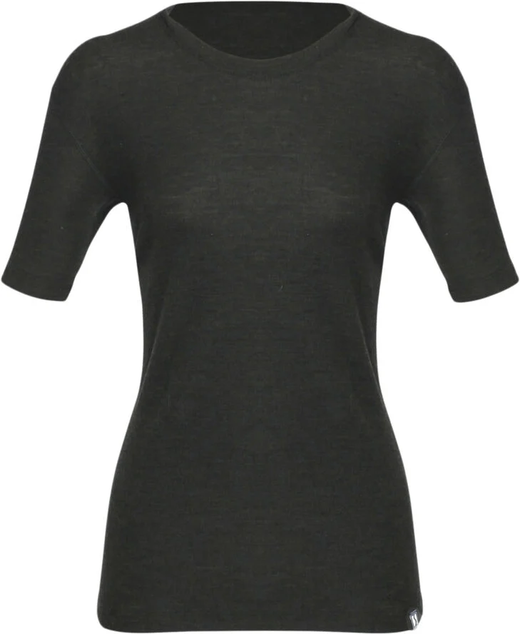 Asivik ASIVIK W Wool T-shirt, Pine Grøn