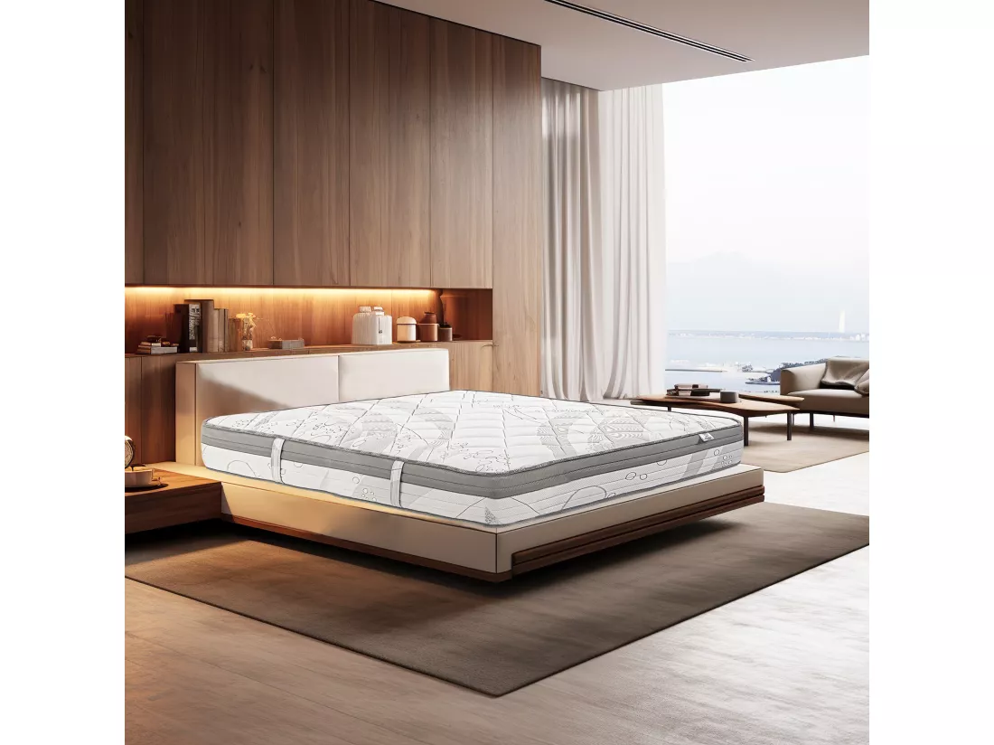 Matelas 180x200 cm, ViscoPlus, 26cm, mémoire de forme, ferme
