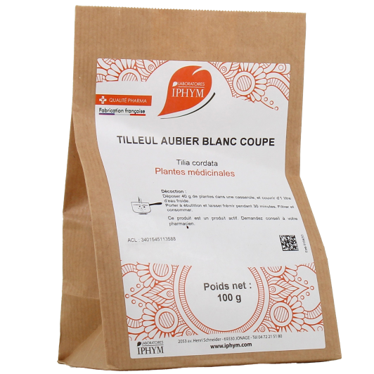 Iphym Tilleul Aubier Blanc Coupé - Infusion