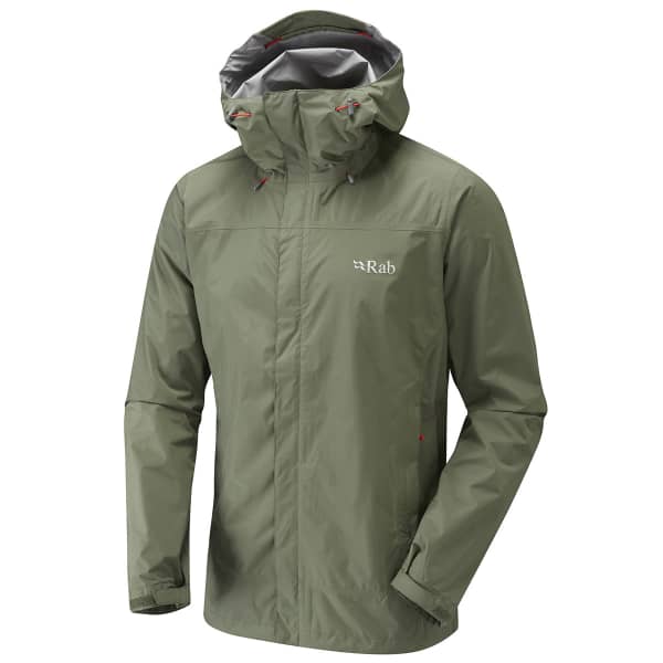Veste randonnée RAB DOWNPOUR JACKET FIELD GREEN