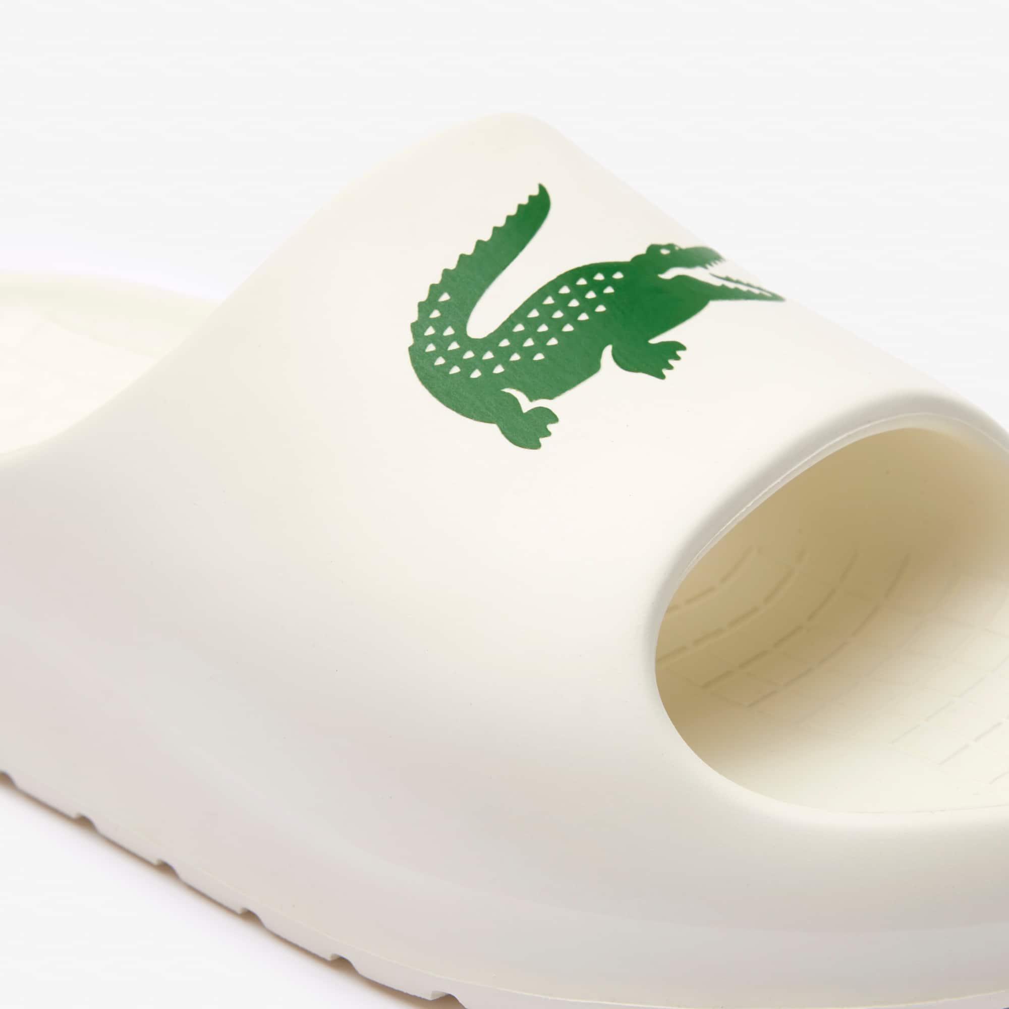 Claquettes Serve Slide 2.0 femme Claquettes & Sandales - Blanc - Lacoste - Femme