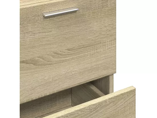 Armoire d'évier chêne sonoma 40x37x59 cm bois d'ingénierie