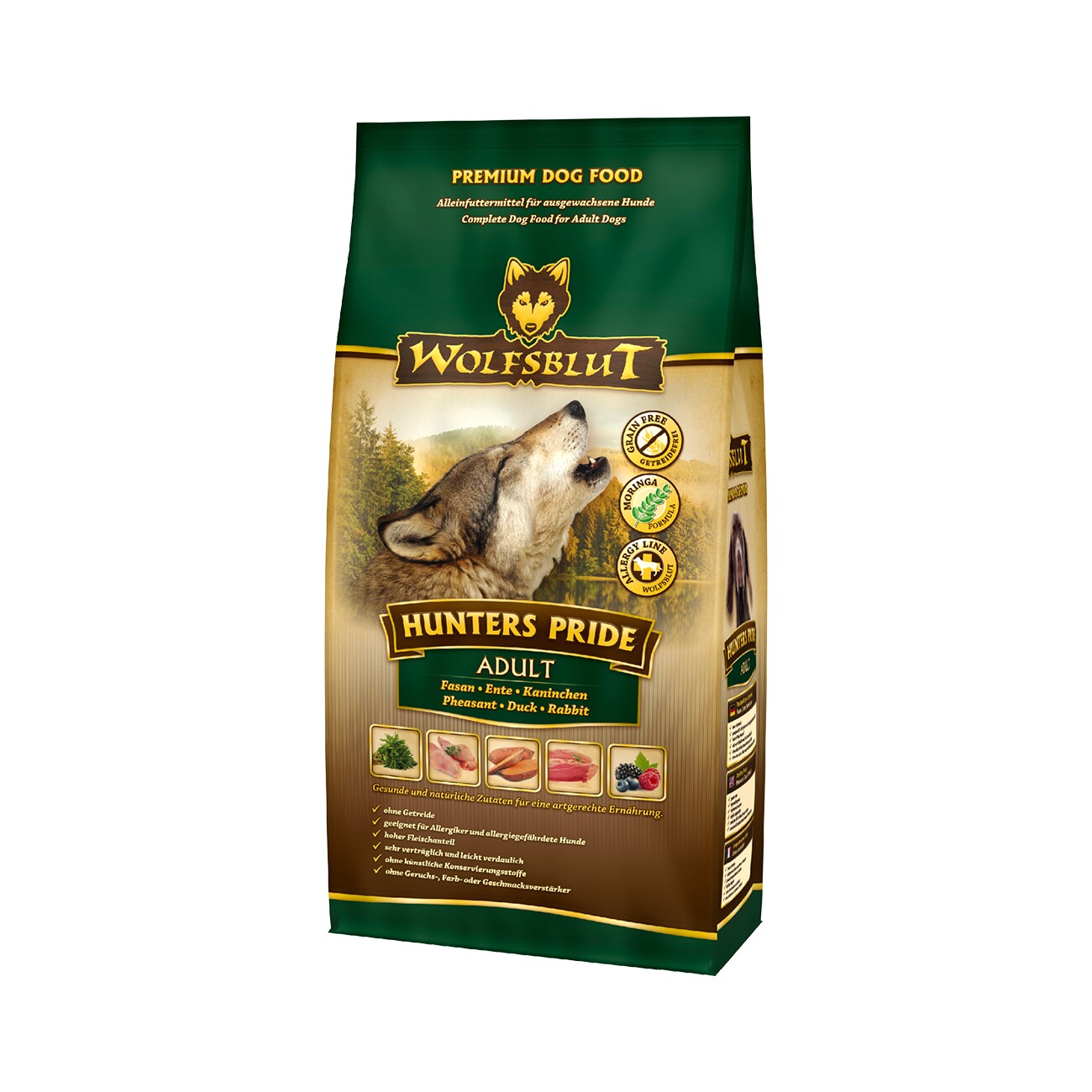 WOLFSBLUT Hunters Pride Fasan Ente Kaninchen 2kg 2 kg