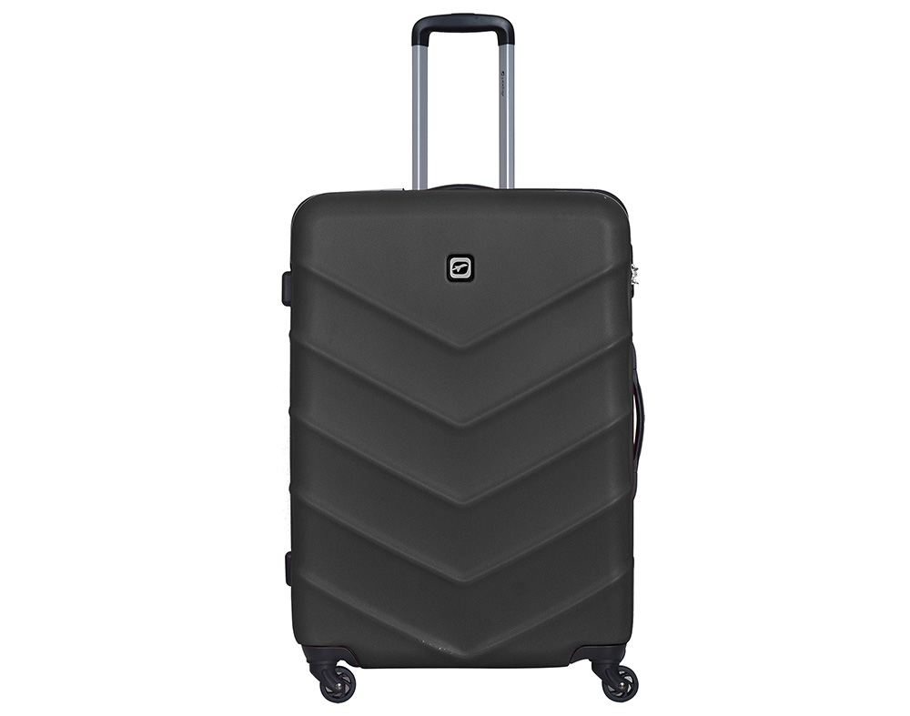 MALA DE VIAGEM GRANDE RÍGIDA AIRPORT PRETO 4 RODAS 75CM