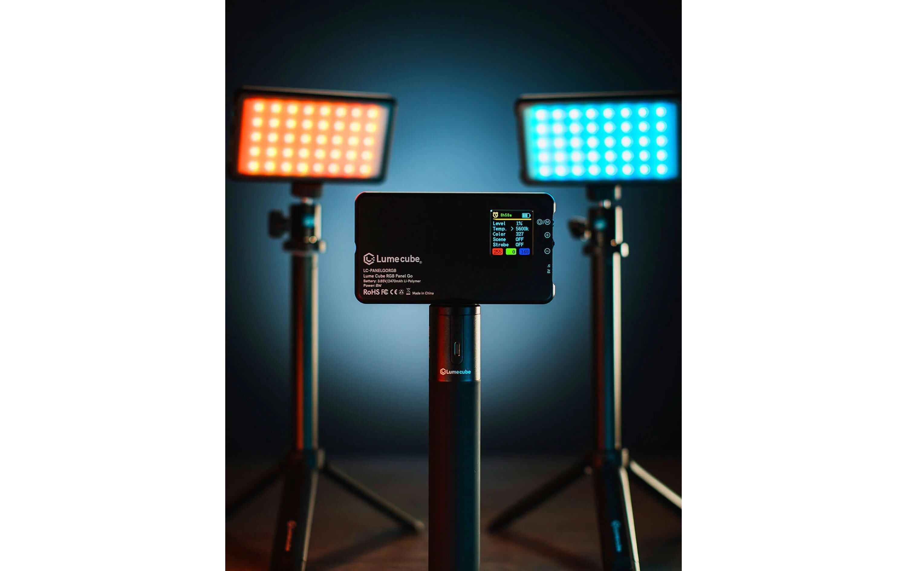 Videoleuchte RGB Panel GoKleine und tragbare RGB-LED-Leuchte