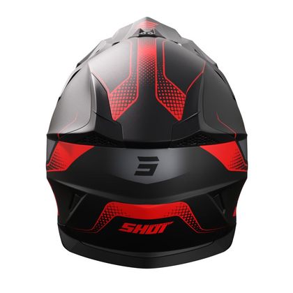 Casque cross Shot PULSE - EDGE 2023 - Rouge