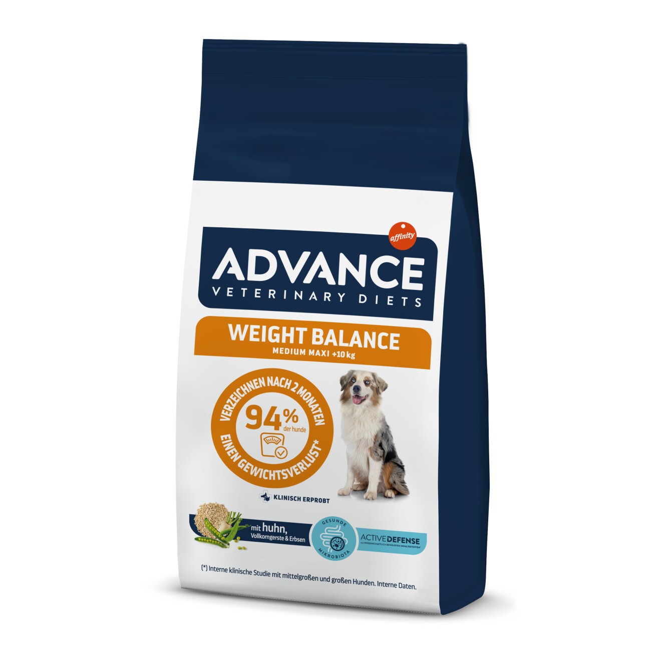 ADVANCE Veterinary Diets Weight Balance Medium-Maxi - Kroketten für übergewichtige Hunde 12kg