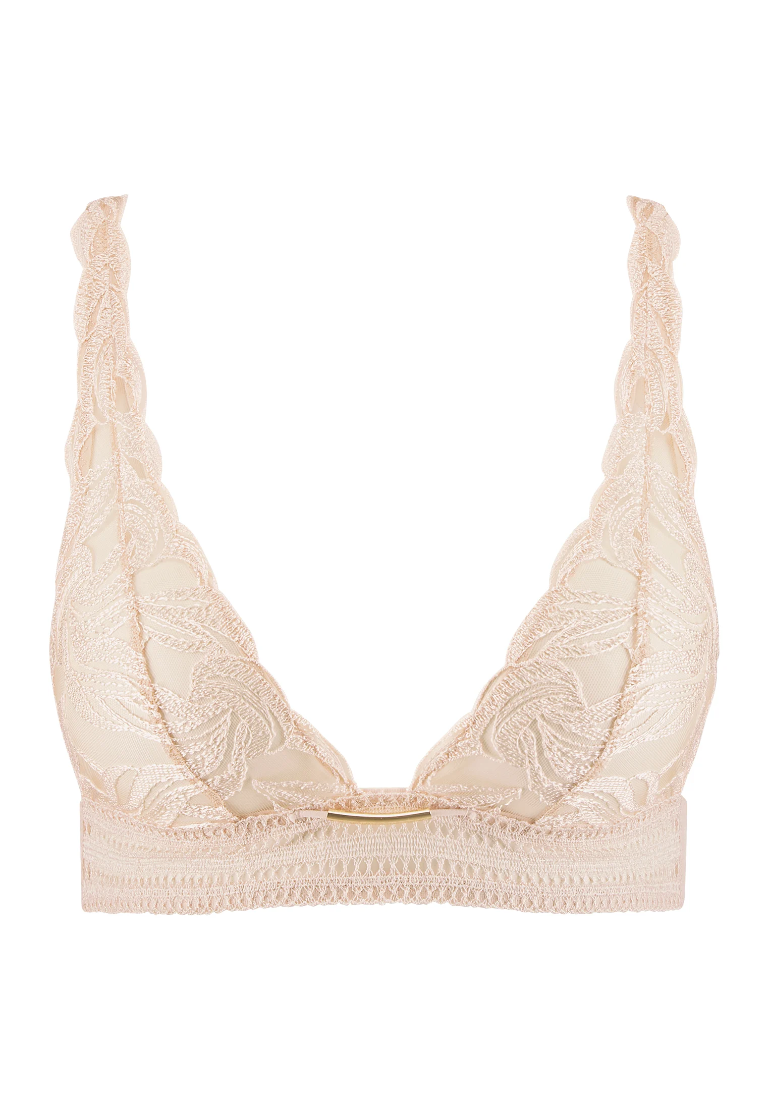 INTO THE GROOVE - Soutien-gorge triangle bralette | Beige