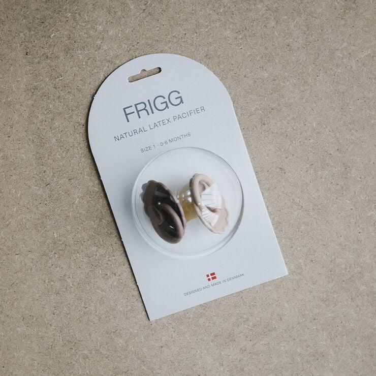 Frigg FRIGG Daisy runde sutter i latex 2-pak str. 2 - Chamomile/Honey gold Chamomile/honey gold
