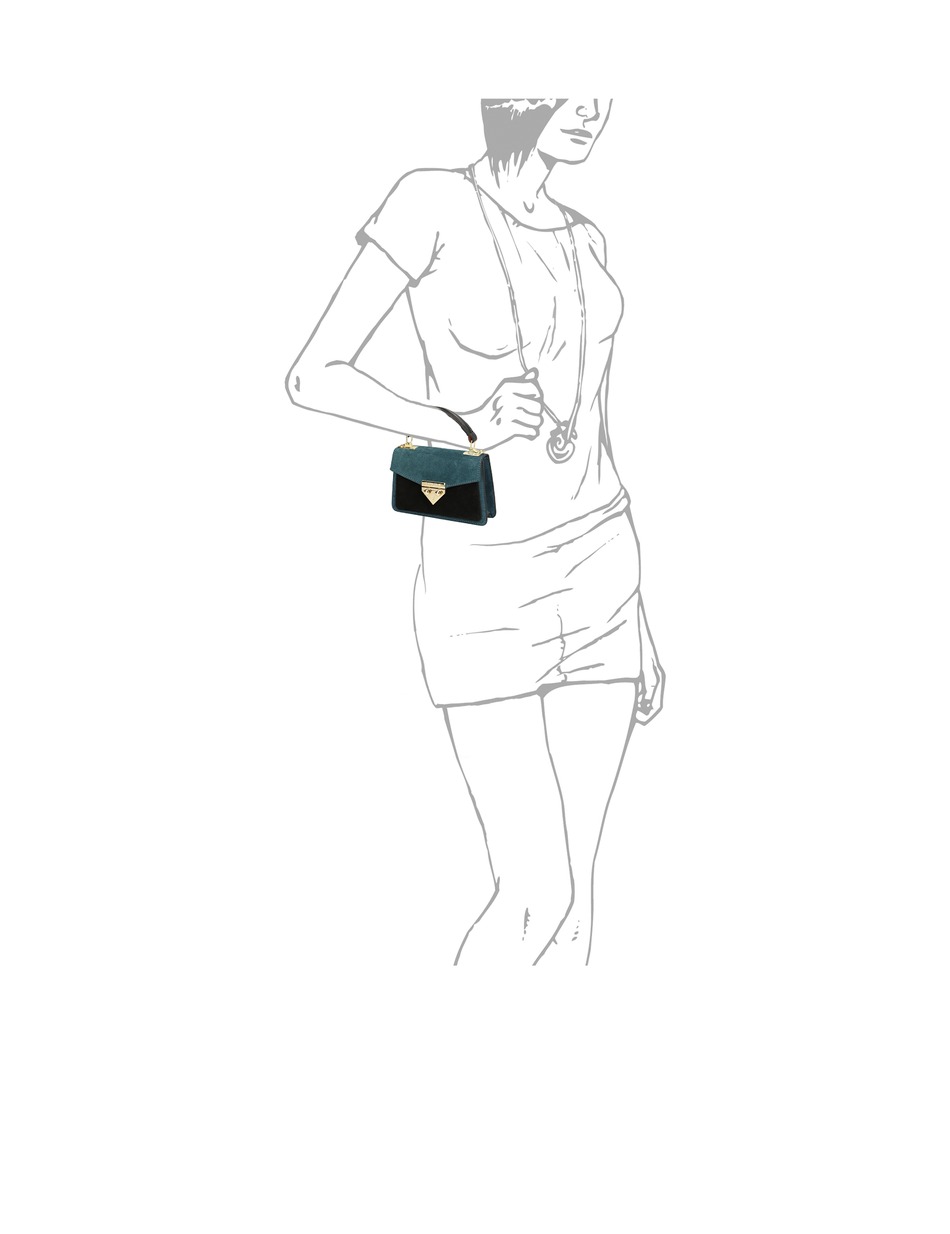 Veloursleder Mini Bag