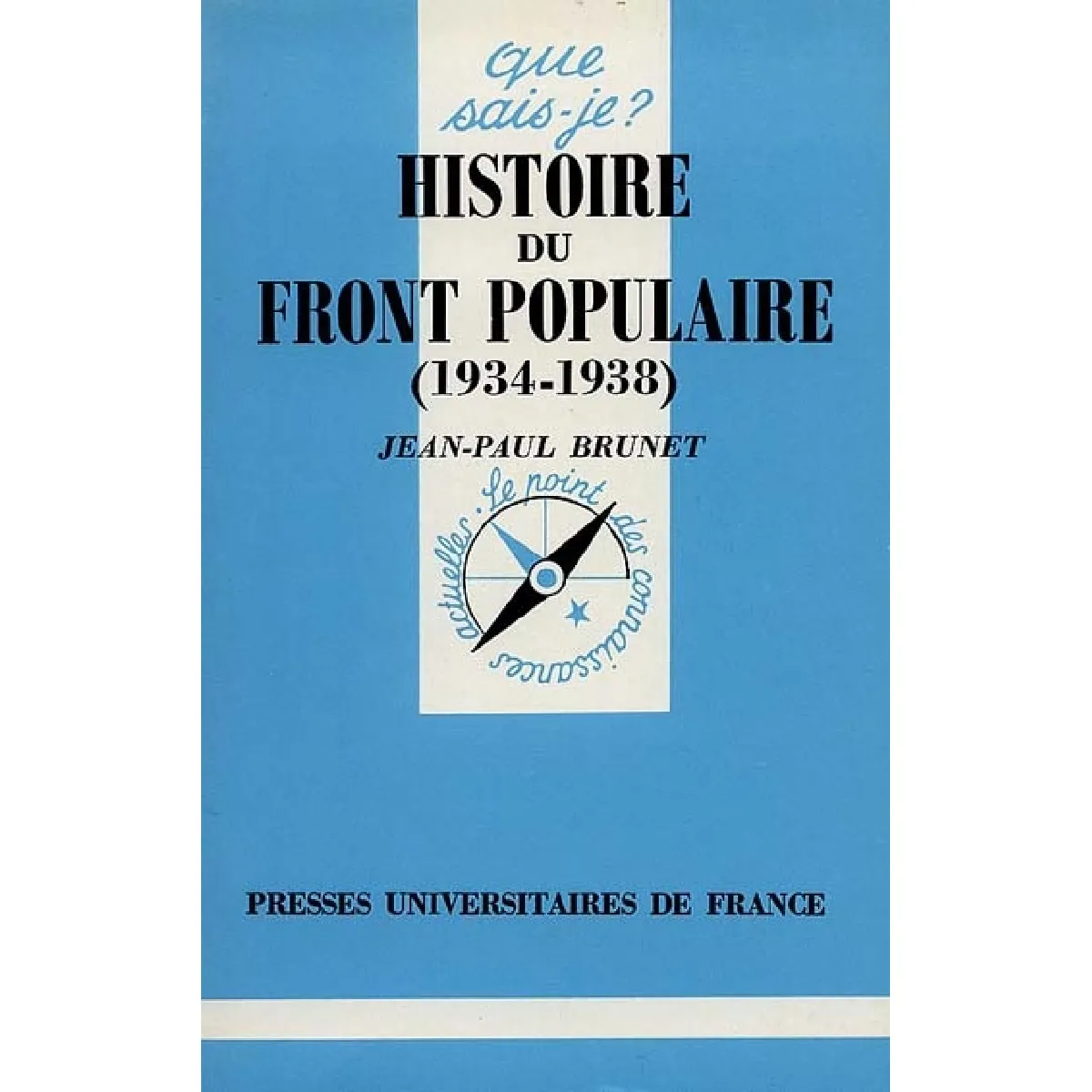 Histoire du Front populaire : 1934-1938 · Occasion
