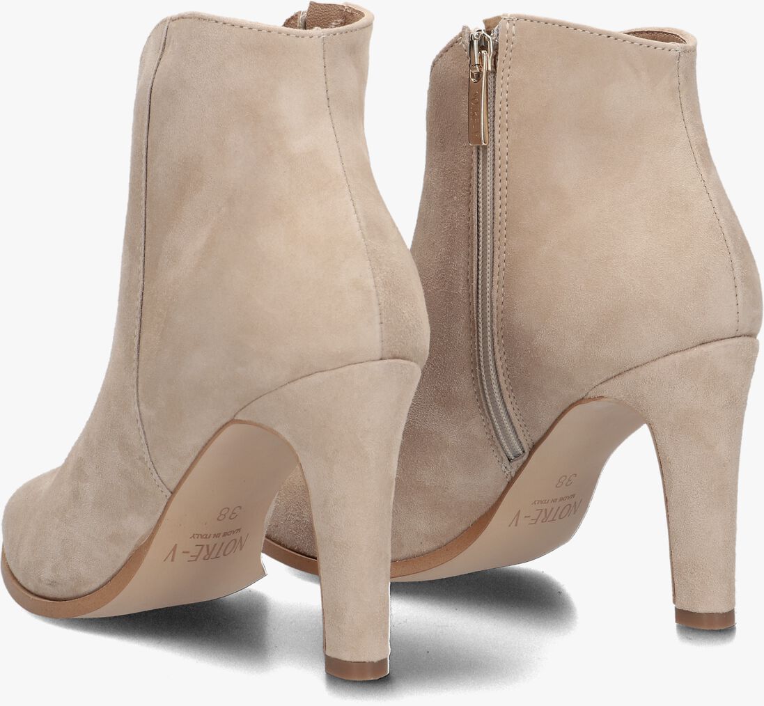 NOTRE-V beige notre-v enkellaarsjes 7433