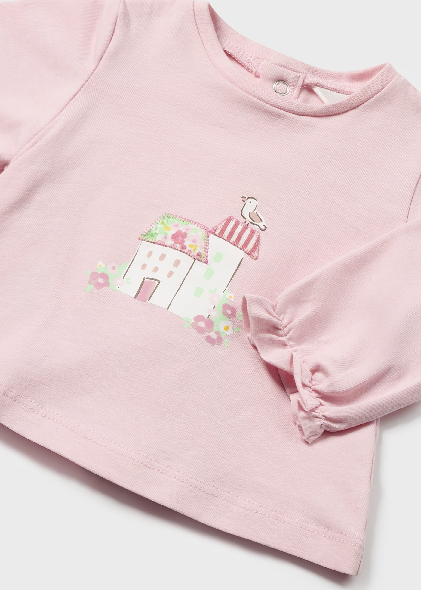Conjunto de 2 camisetas de manga comprida Better Cotton para recém-nascidos.