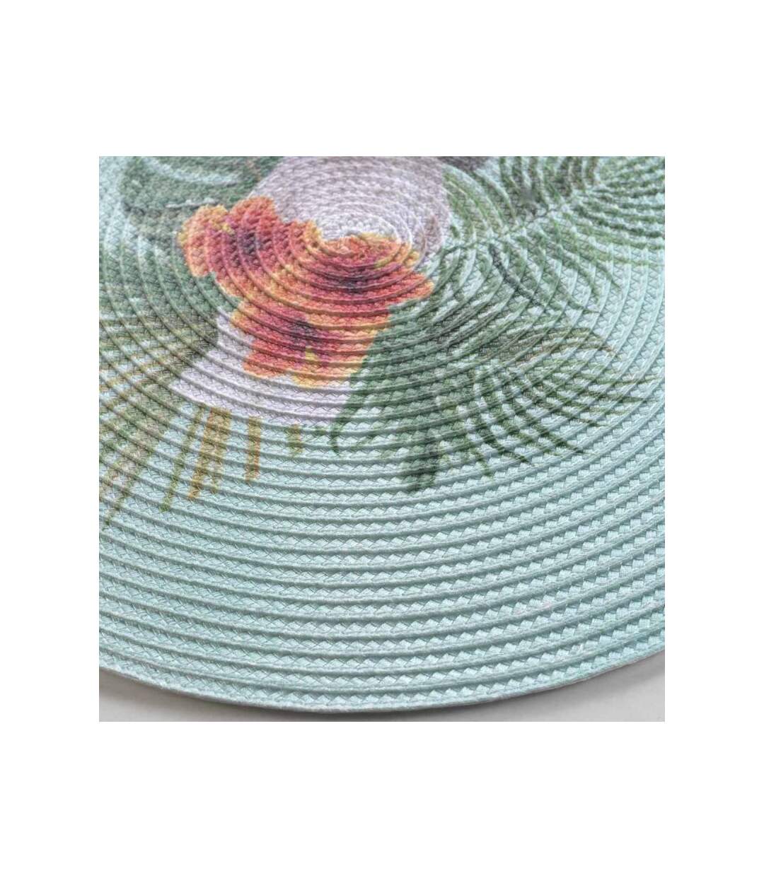 Set de Table Imprimé Alba 35cm Vert