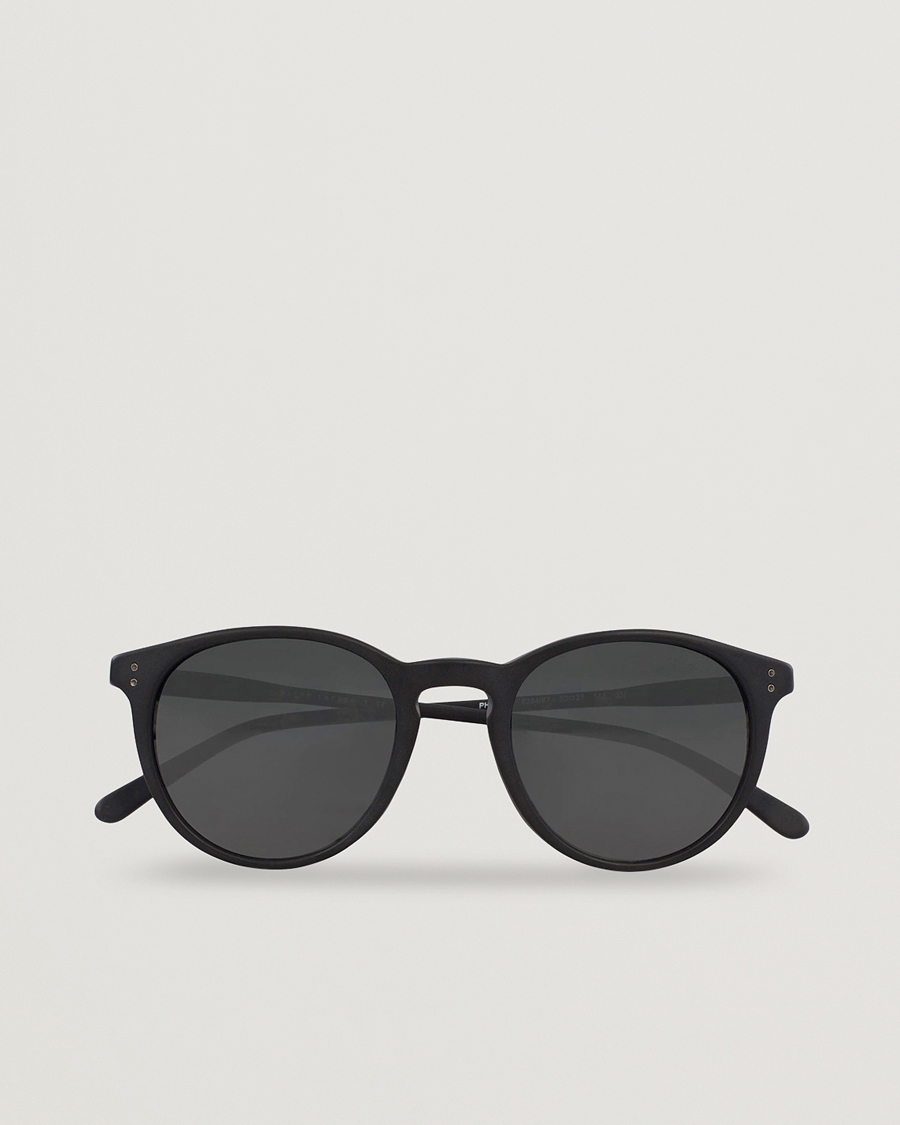 Polo Ralph Lauren 0PH4110 Round Sunglasses Matte Black