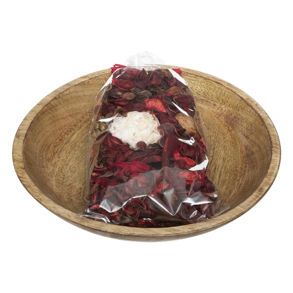 POT POURRI PAOLA AVEC PLATEAU BOIS FRUITS ROUGES 140G