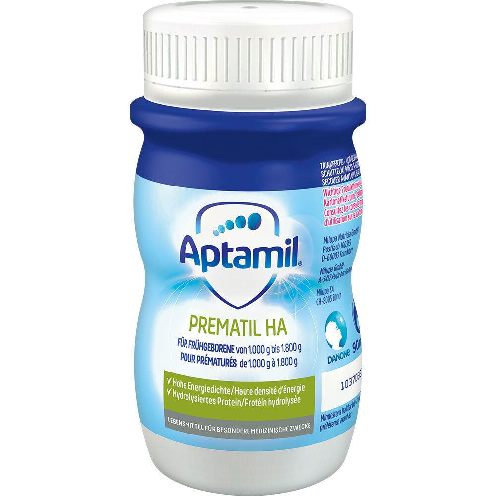 Aptamil® Prematil HA trinkfertige Spezialnahrung Frühgeborene