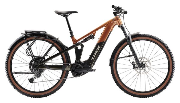 VTT Électrique Tout-Suspendu Trek Powerfly  FS 4 EQ Shimano Cues 10V 600Wh 29'' Orange/Vert Gén. 4
