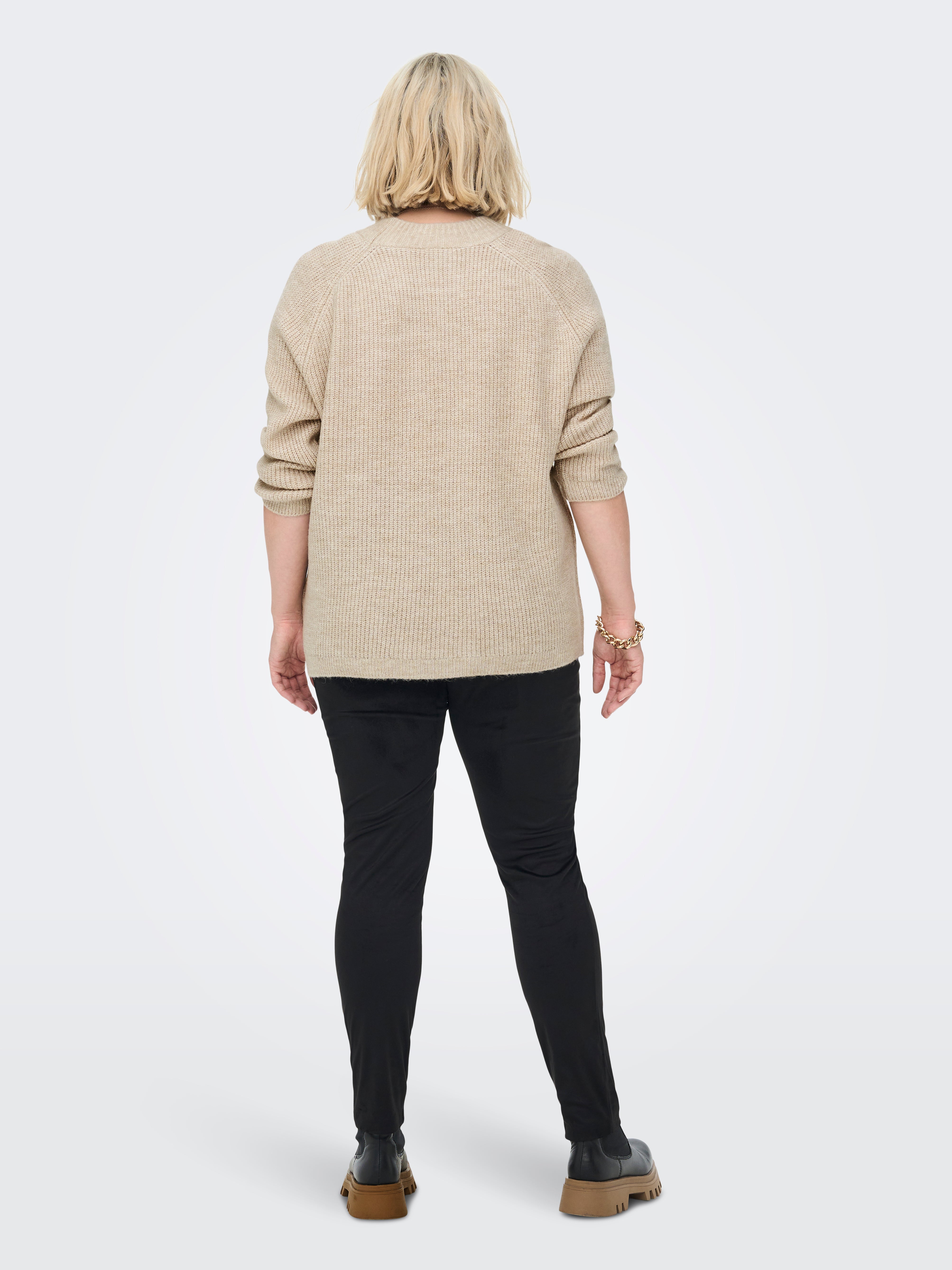 CARJADE Strickpullover Whitecap Gray