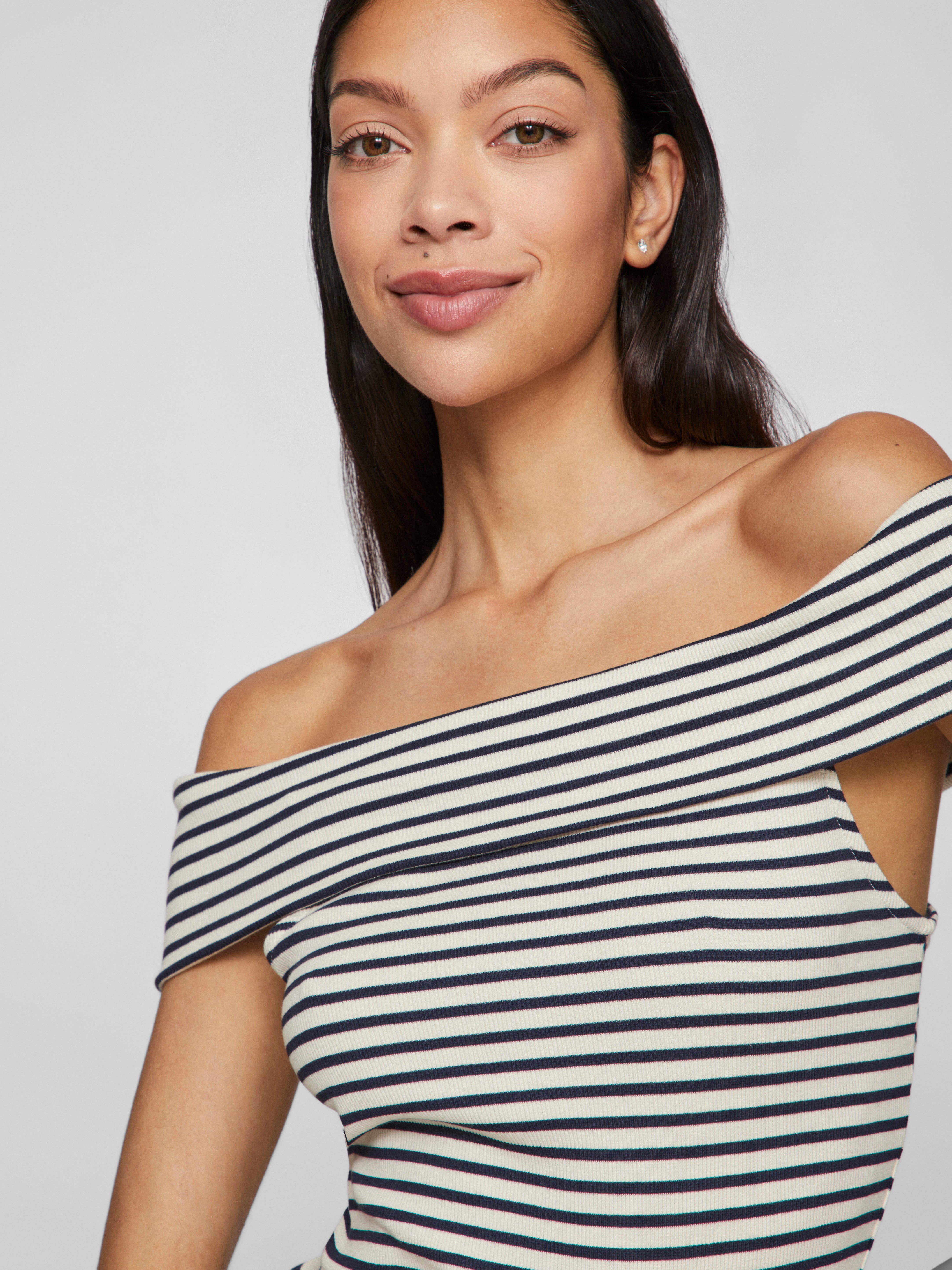 Vila  Visalja off-shoulder top - Cloud Dancer