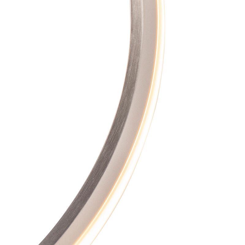 Design plafondlamp staal dimbaar incl. LED - Viola Due