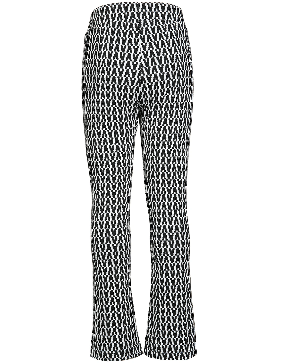 Stoffhose JACQUARD in schwarz/weiß