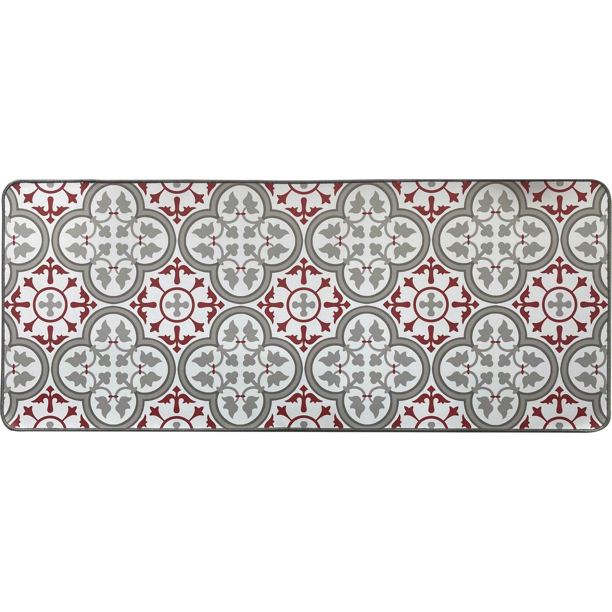 TAPIS IMPRIME 50X120CM POLYESTER PACO ROUGE