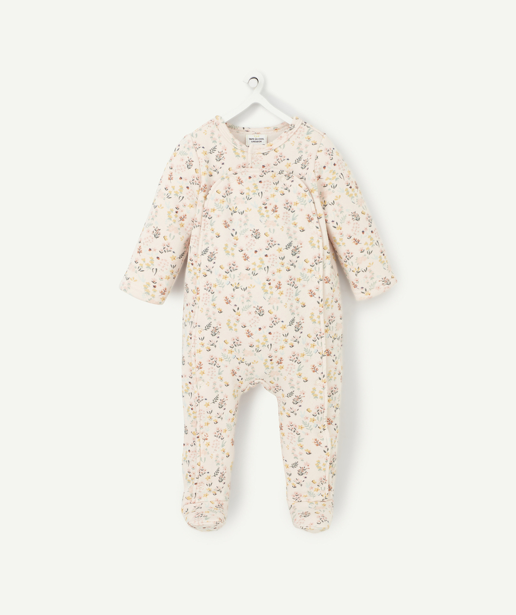 DORS BIEN EN FIBRES RECYCLÉES ROSE IMPRIMÉ FLEURI