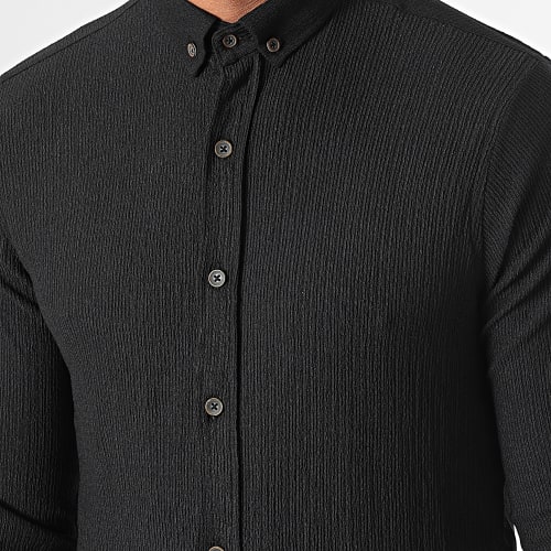 Chemise Manches Longues Noir
