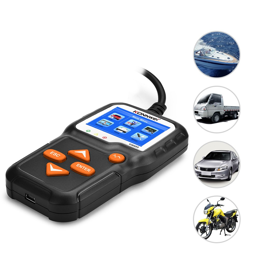 Auto Batterietester KFZ Spannungswiderstand Prüfgerät mit LED Display CCA 100-2000